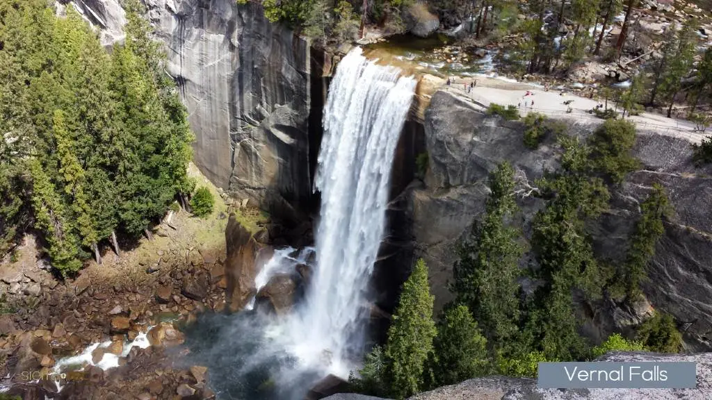 Vernal Falls Yosemite National Park Clarks Point