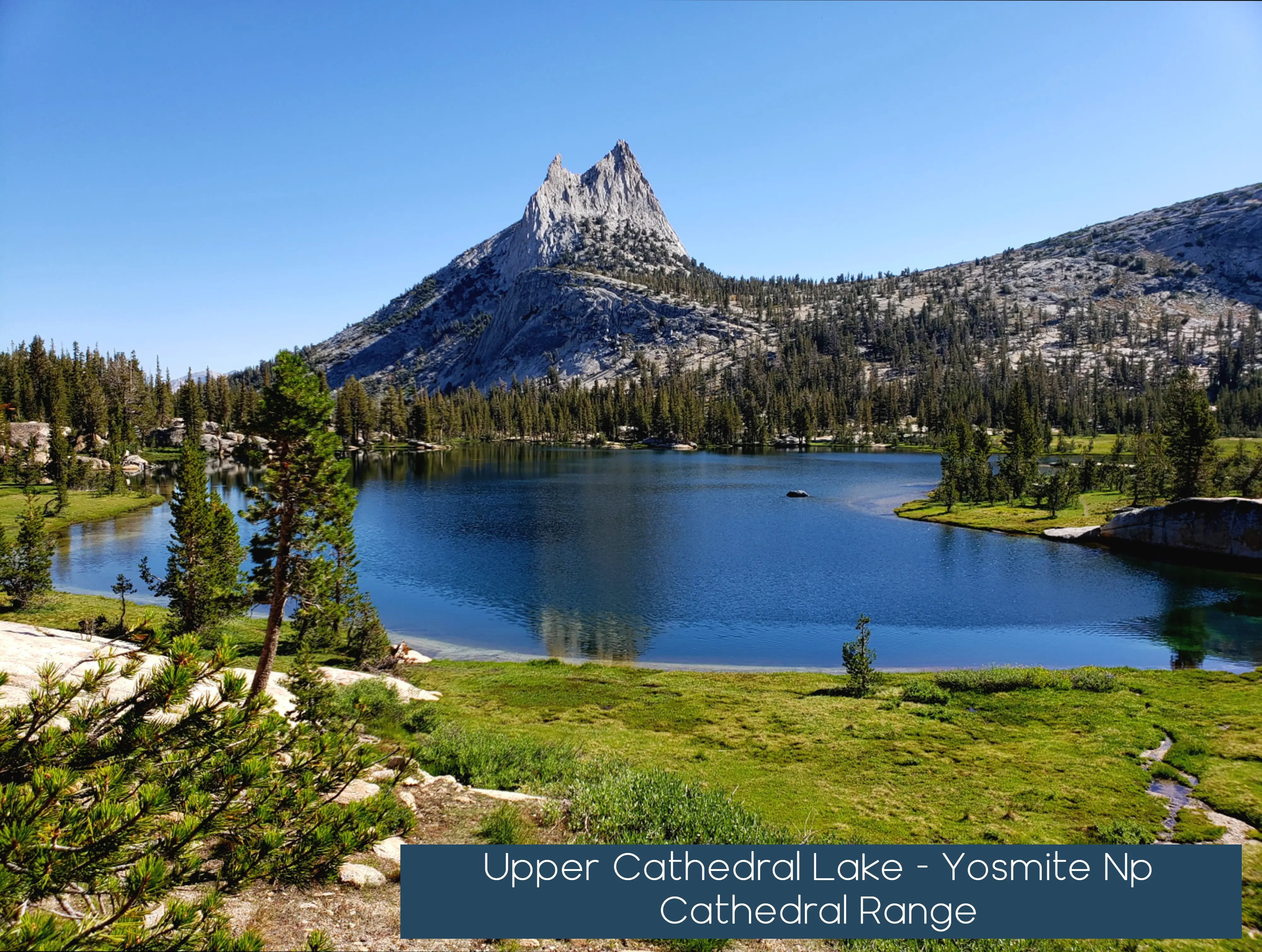upper cathedral lake yosemite national park