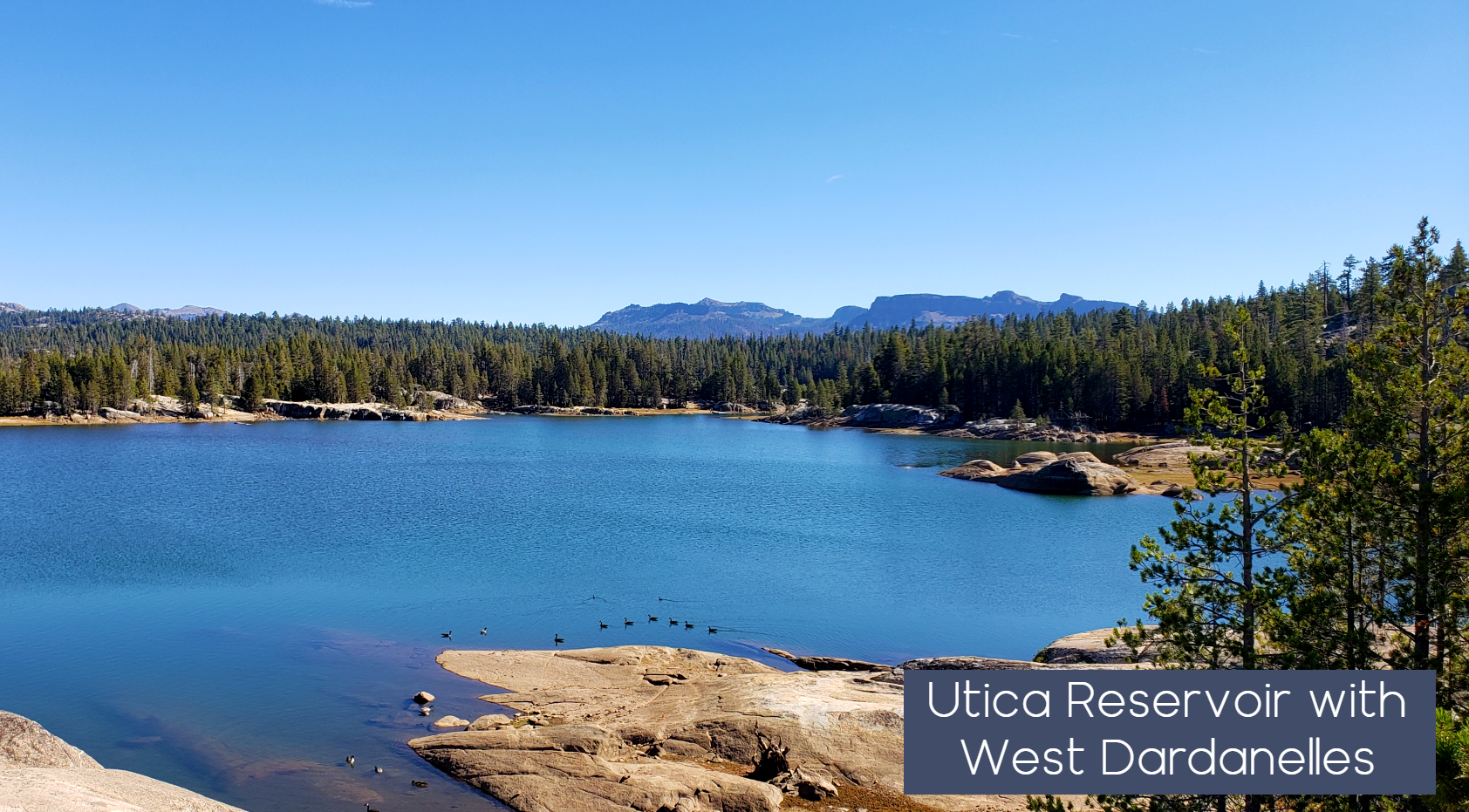 Utica reservoir with west dardanelle