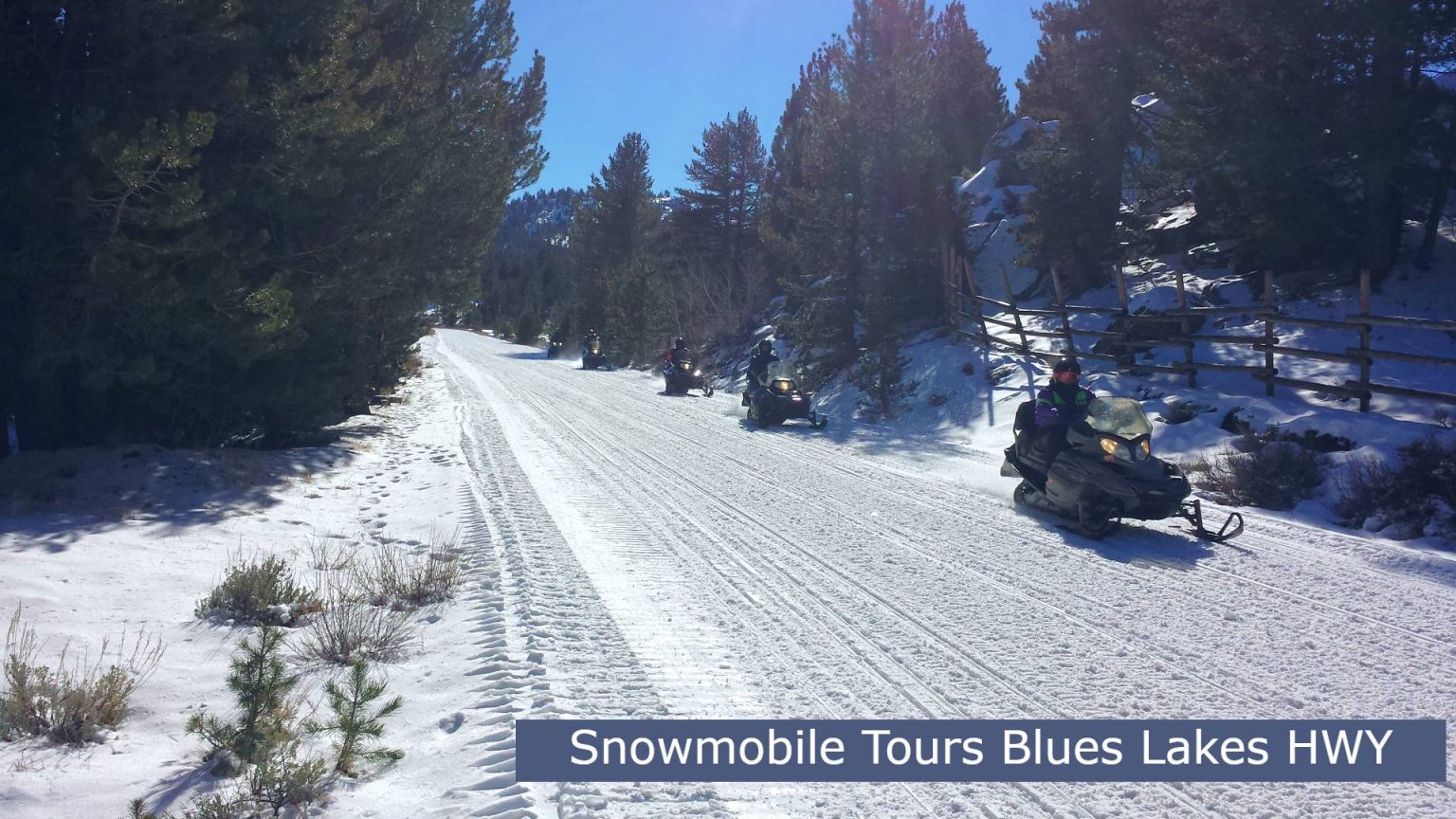 Snowmobile Path Unleash the Adrenaline amidst Vast Sierra Terrains