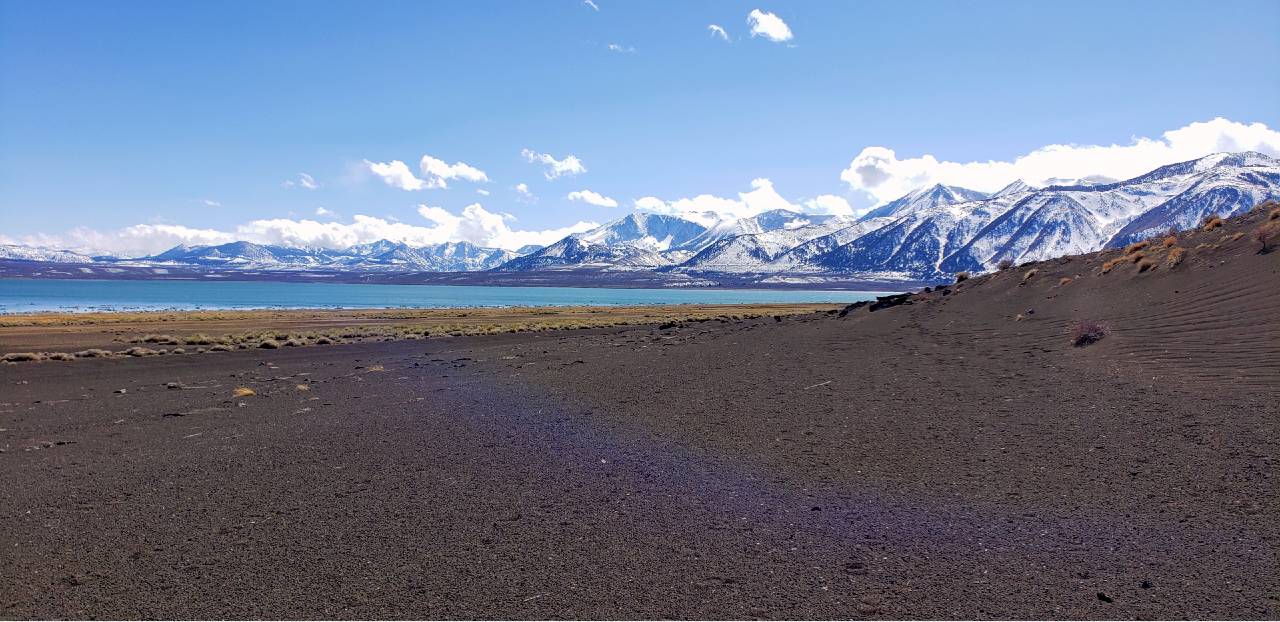 Black Sand Mono Lake
