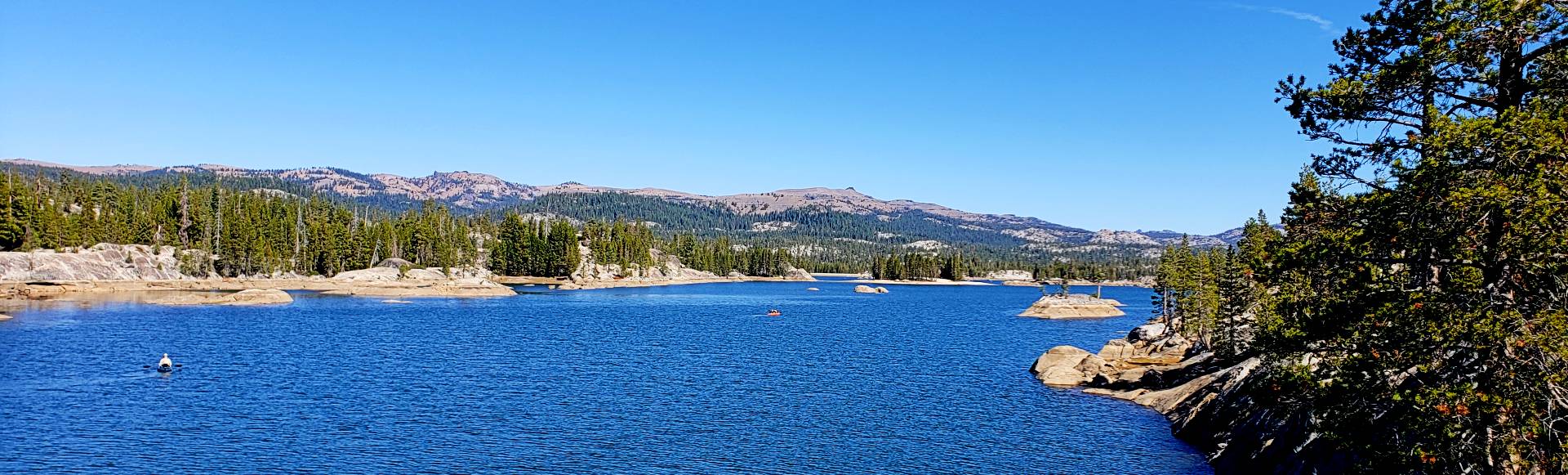 Kayaking Ebbetts Pass Lakes