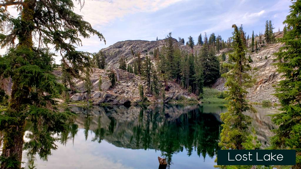 Lost Lake Banner Desolation Wilderness