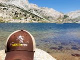 Sierra REc hat at Lake Roosevelt in Yosemite