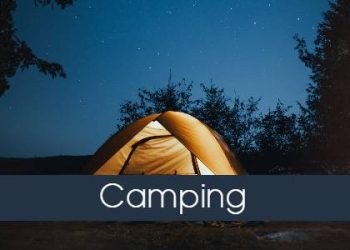 Camping banner