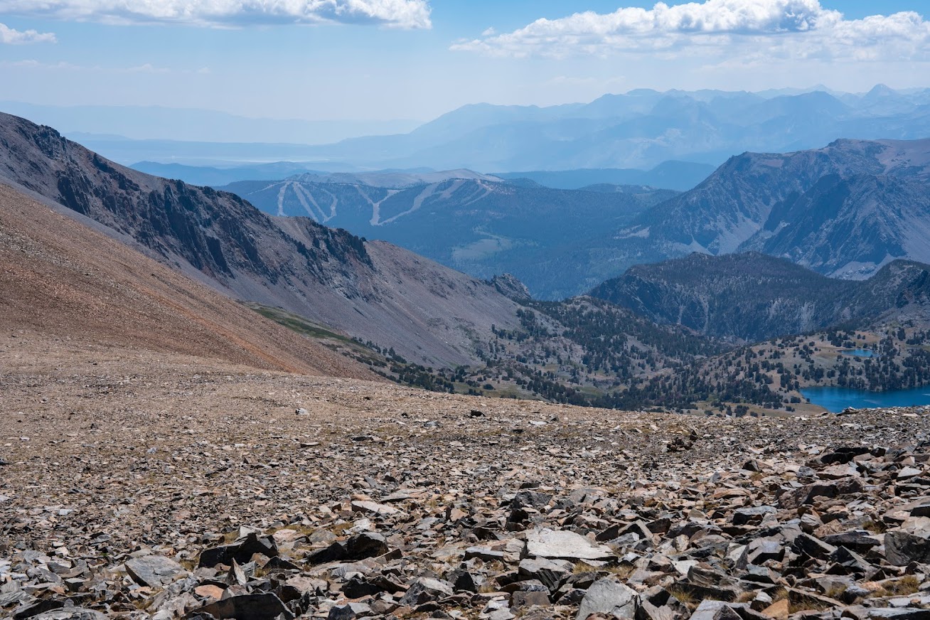 Kopi pass Ansel Adams wilderness june lake ski resort