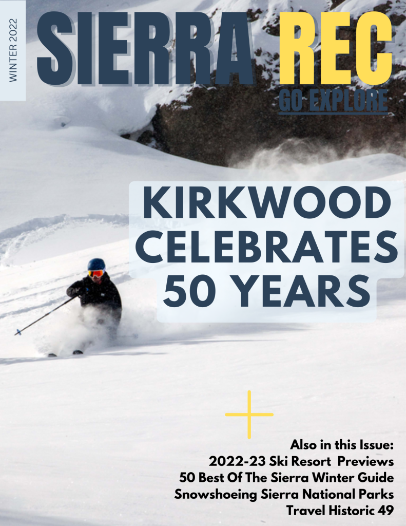 Sierra Rec magazine Ski Cover