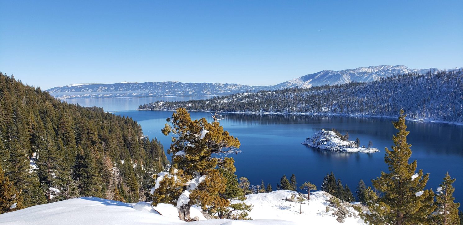 Emerald bay snow