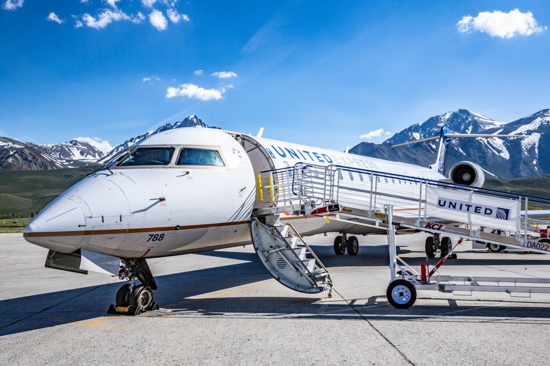 United Airlines Starts Winter Flight Schedule into Bishop CA.