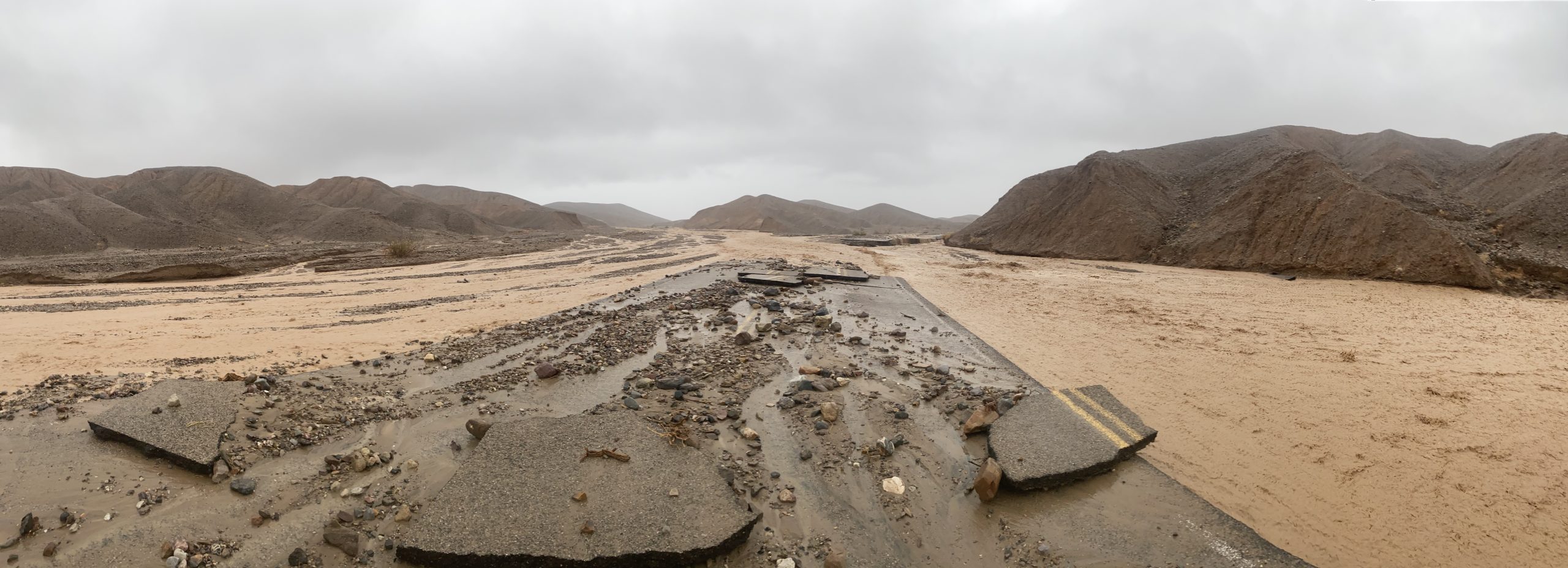Mud Canyon and Racetrack Roads opened in Death Valley