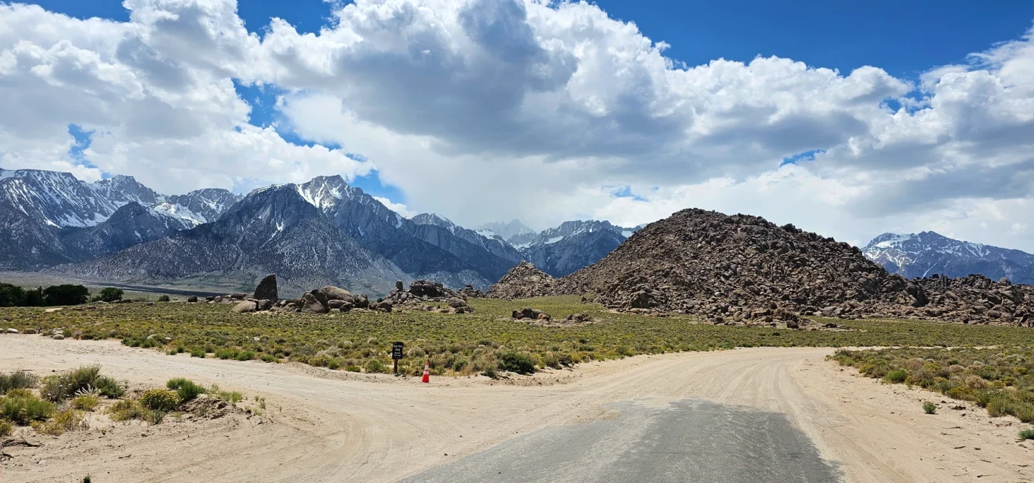 Movie road Alabama hills Whitney portal