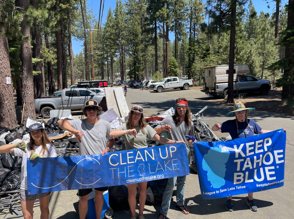 Two Lake Tahoe Agencies & Host of Volunteers Collect 8500 lbs. of litter