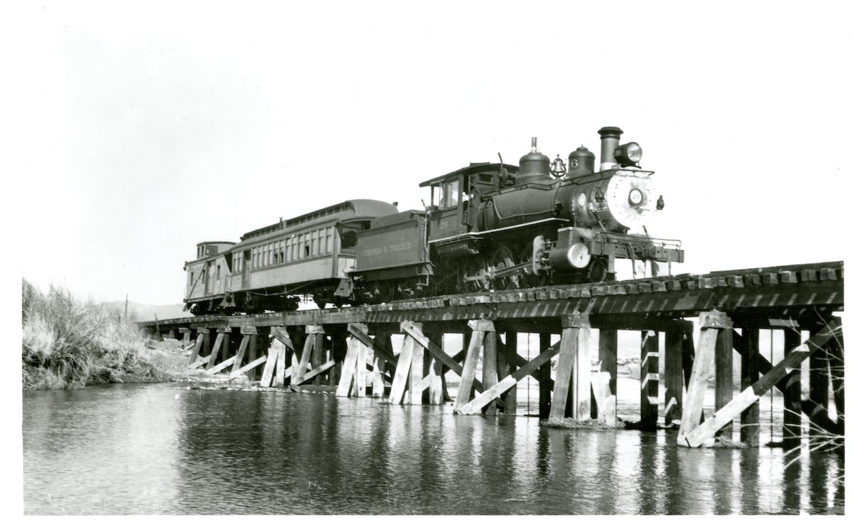 Historic Virginia Truckee train