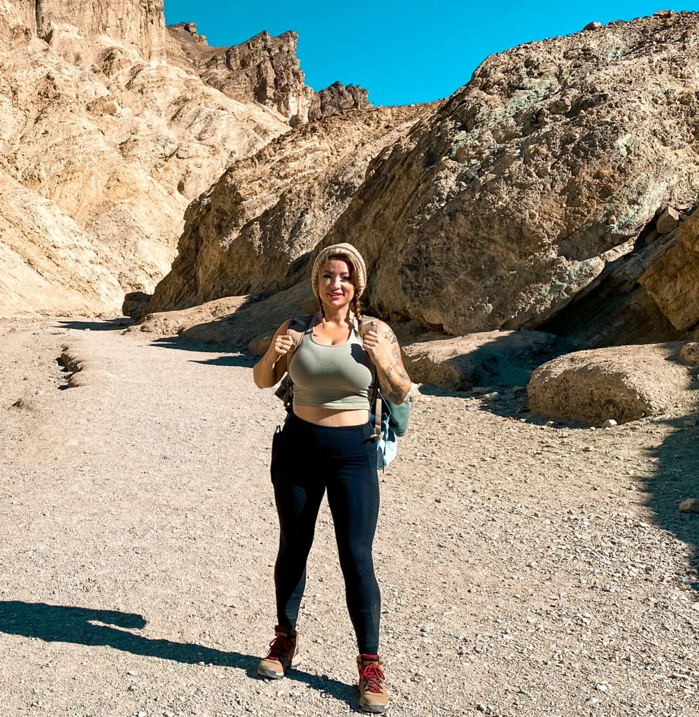 Female hiker death valley
