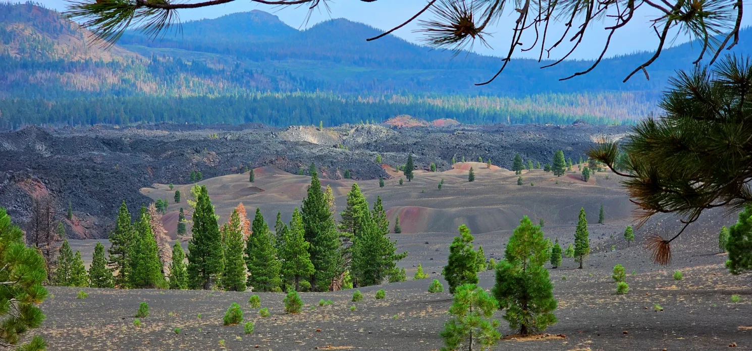 Painted Dunes Lassen volcanic