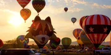Hot Air Balloons filling Reno Skies