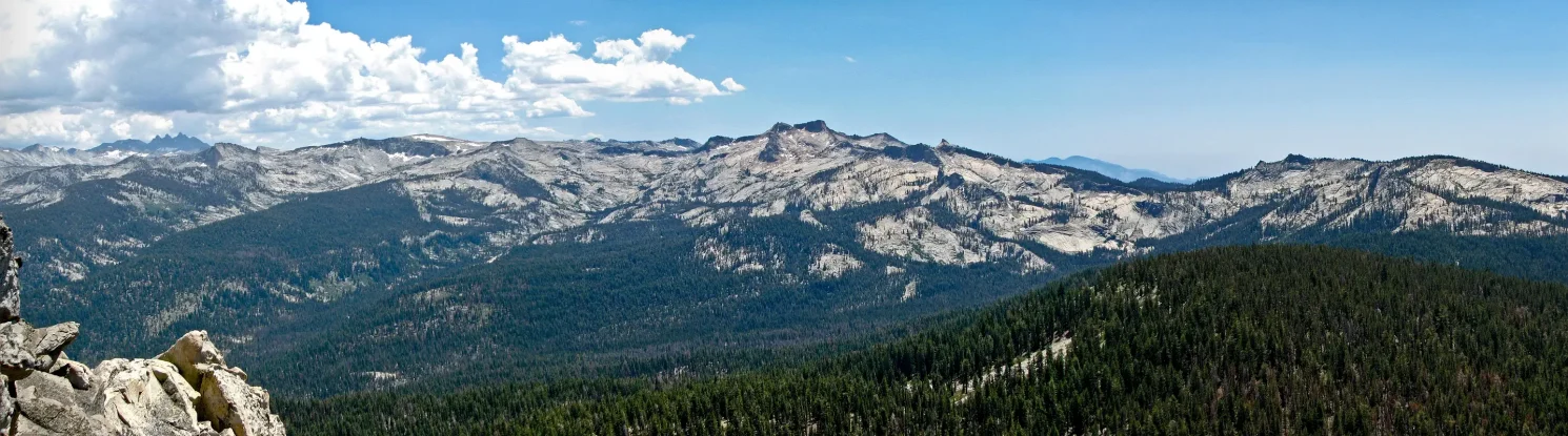Mountain Views from Mitchell Peak Jennie lakes wilderness