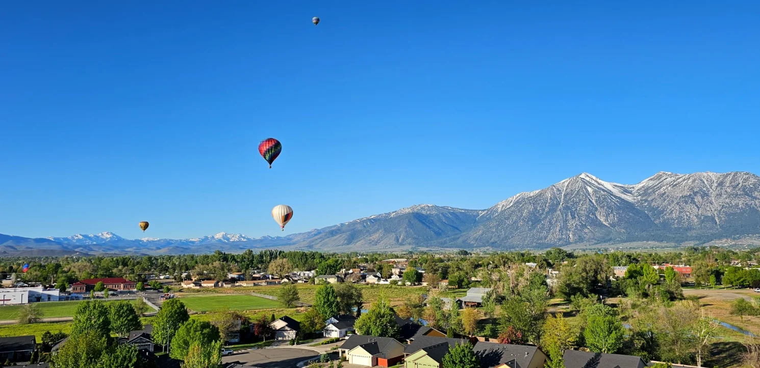 Carson Valley Nevada Hot Air balloons