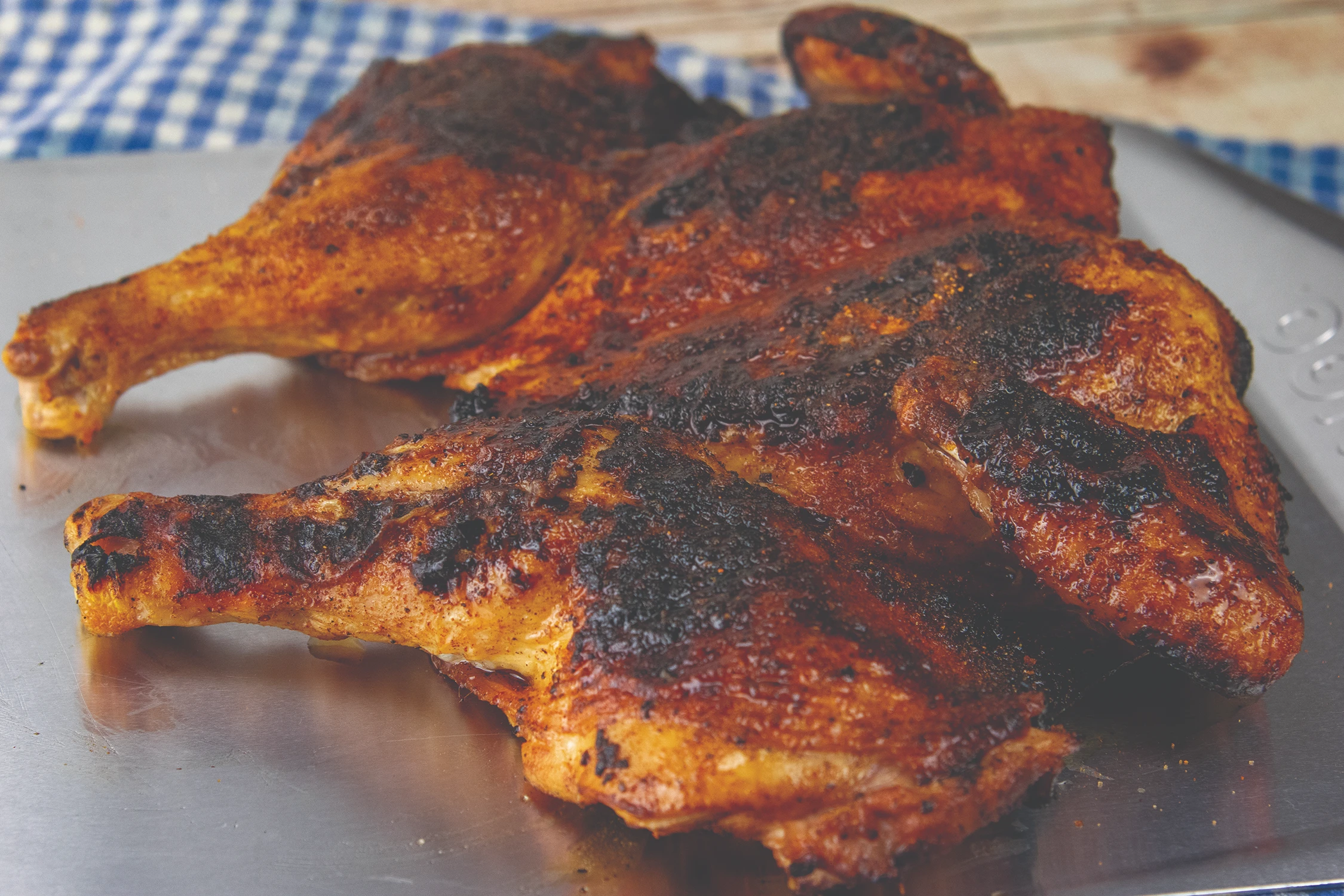 Keep Grilling Alive with This Crispy, Kickin’ Spatchcock Chicken