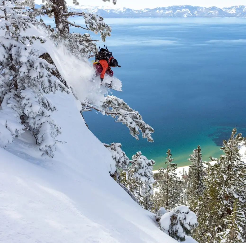 Backcountry Skiers Lake Tahoe