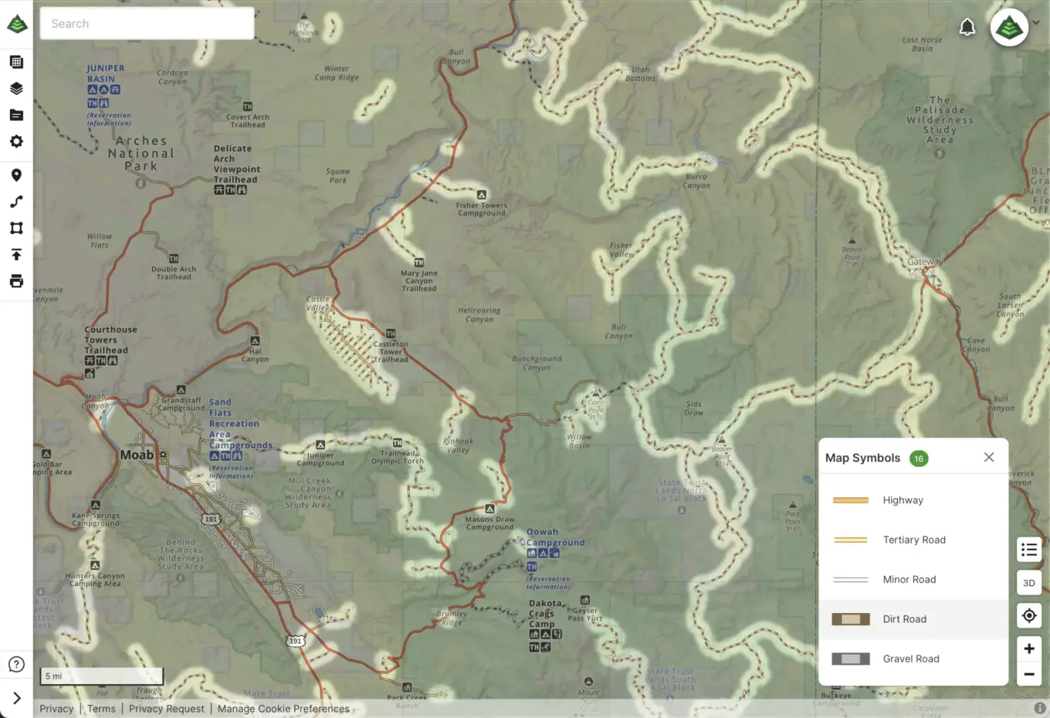 Trail Maps GAIA GPS