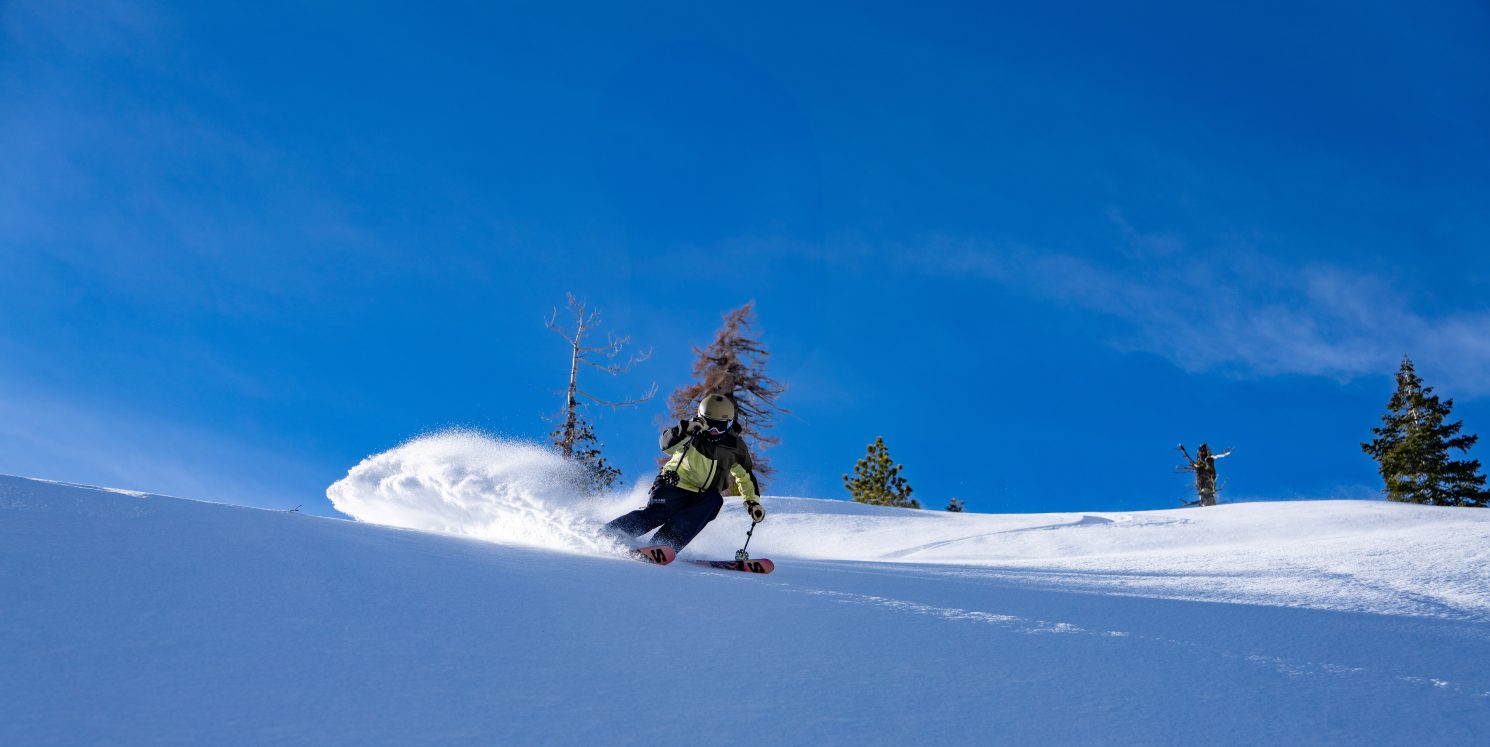 Palisades Tahoe skier