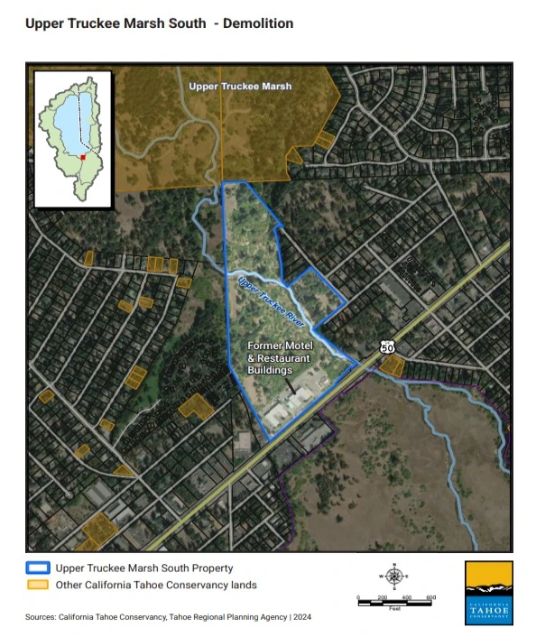 graphic of land plot south lake tahoe