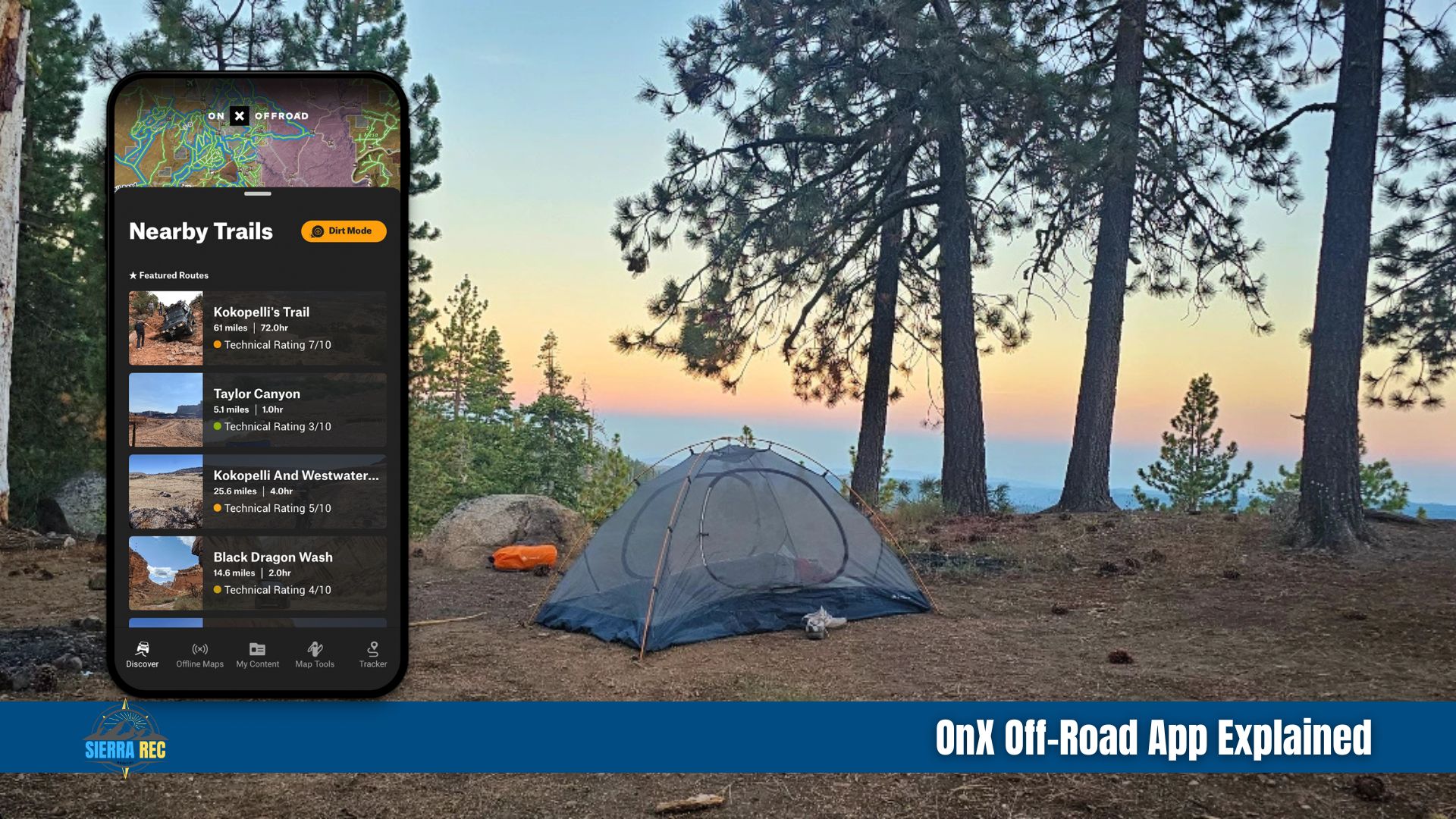 17,710 Miles of Free Camping in the Sierra Nevada: Exploring with OnX Off-Road
