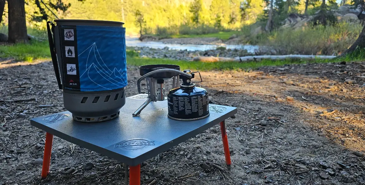 Trail-Tested Review: Crazy Creek Pack Table