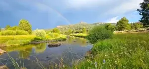 Hope valley carson river and rainbow