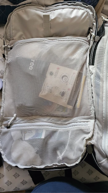 Matador 45 l travel pack inside seperated compartments mess