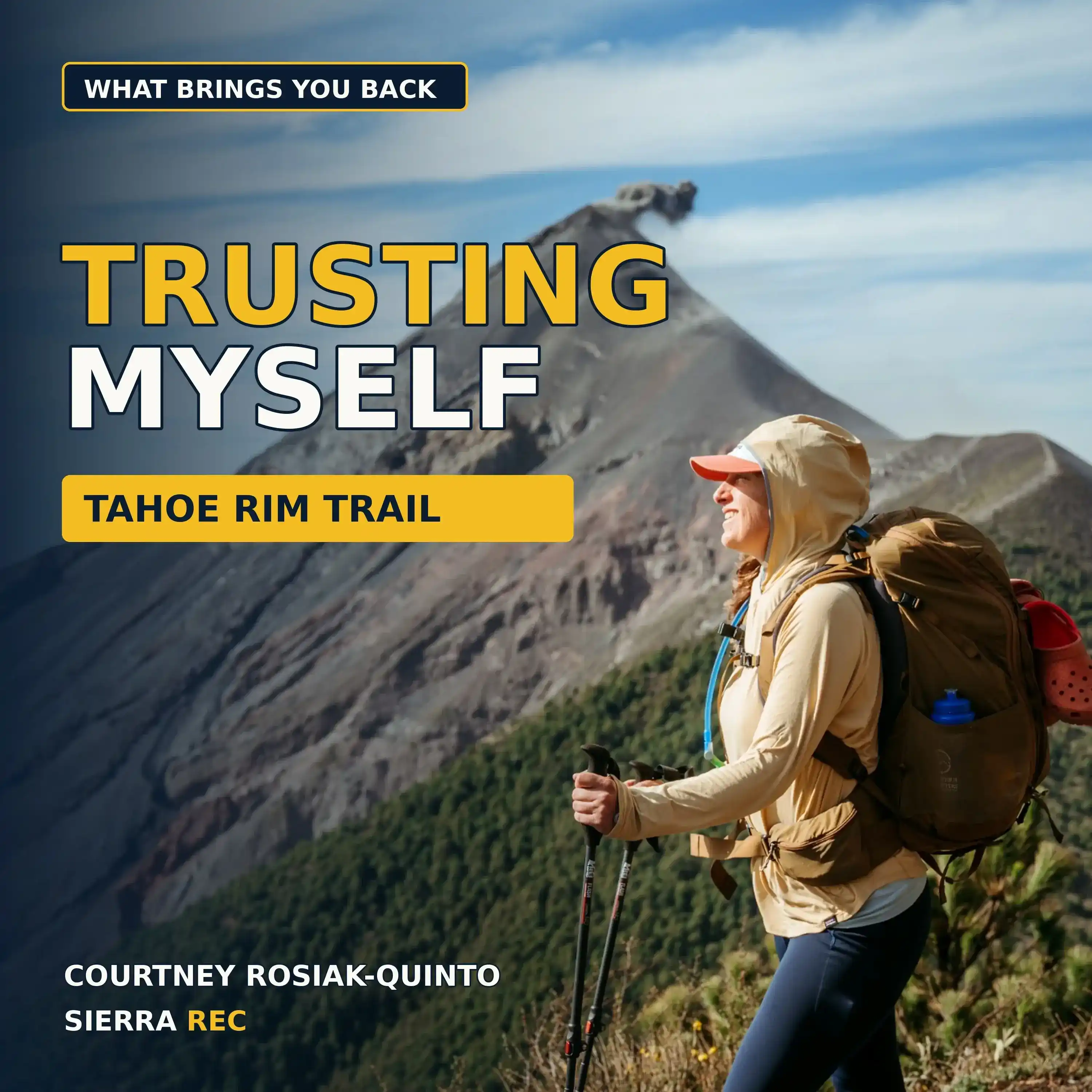 Her First Solo Tahoe Rim Trail Thru-Hike | Courtney Rosiak-Quinto