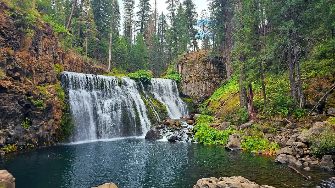 Middle McCloud Falls siskiyou county ca
